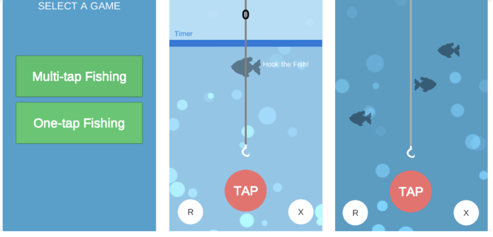 User testing results confirming 100% comprehension with fishing mechanics